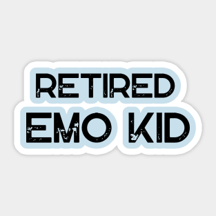 Retired Emo Kid Sticker